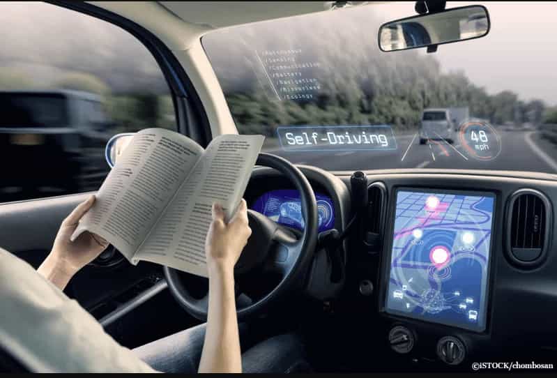 Self car driving while studying