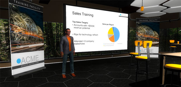 ACME sales training session