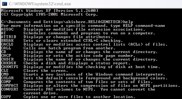 ms-dos-commands